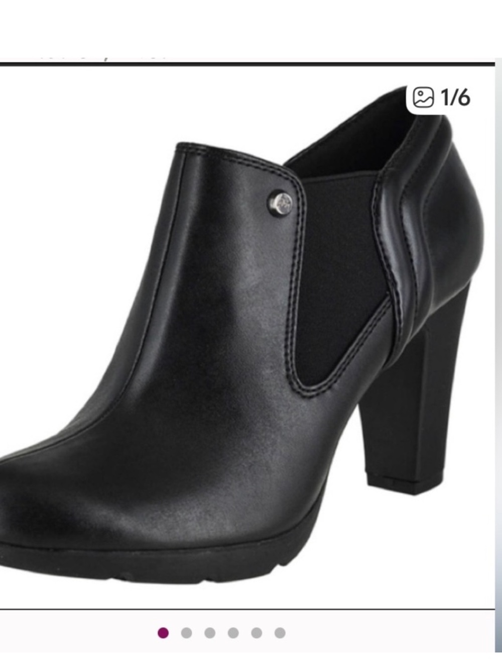 Anne Klein Sport Black  High-Heel Ankle Booties